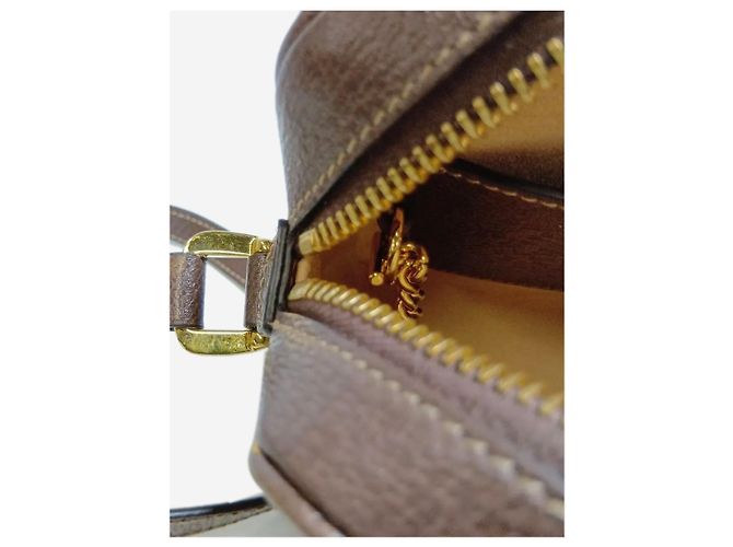 Gucci Borsa a tracolla Ophidia GG Supreme marrone - vista 13