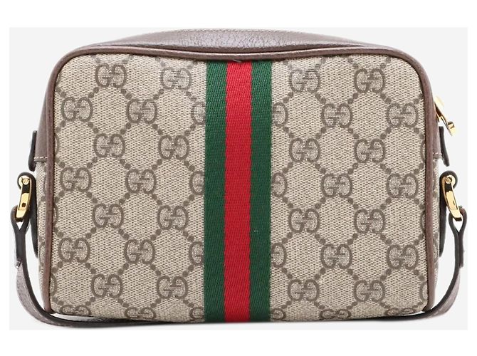 Gucci Borsa a tracolla Ophidia GG Supreme marrone - vista 2