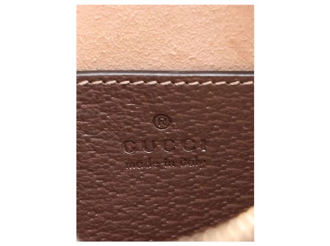 Gucci Borsa a tracolla Ophidia GG Supreme marrone - vista 8
