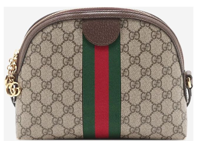 Gucci Borsa a tracolla Ophidia in GG Supreme marrone - vista 2
