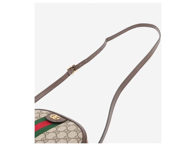 Gucci Borsa a tracolla Ophidia in GG Supreme marrone - vista 4