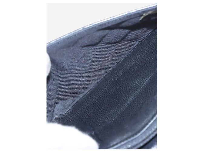 Chanel Wallet on Chain in pelle caviar matelassé nera 2013 Nero - vista 6
