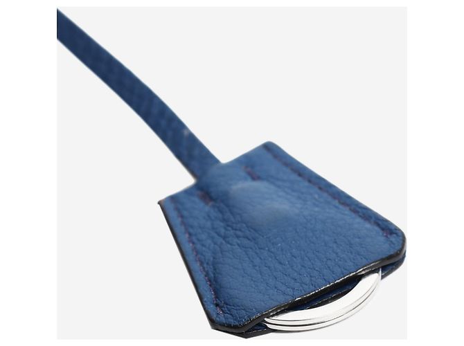 Prada Blue Vitello Daino Tote Bag Blau - Ansicht 5