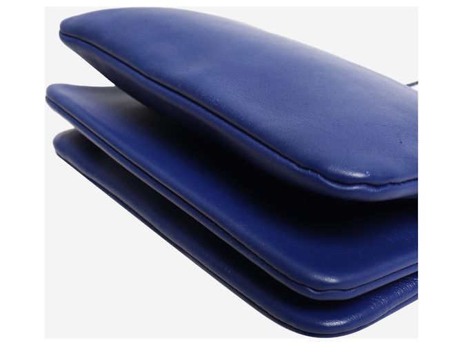 Céline Borsa a tracolla in pelle Blue Trio - vista 4