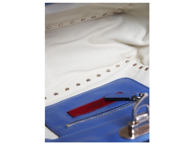 Valentino Blue Rockstud Leder 2-Way-Tasche Blau - Ansicht 7