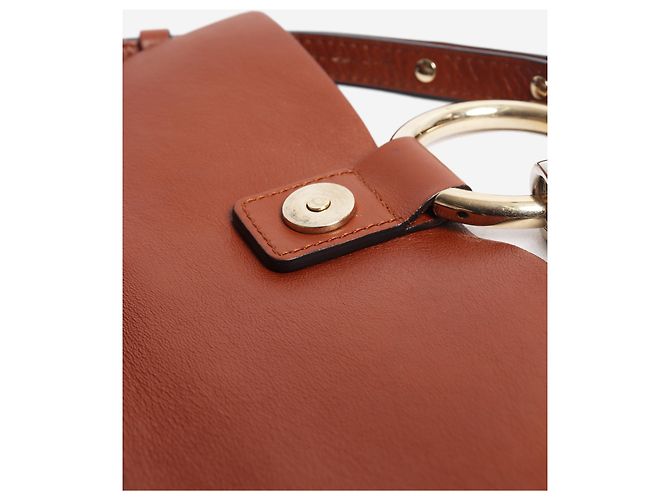 Chloé Borsa a tracolla Faye marrone - vista 7