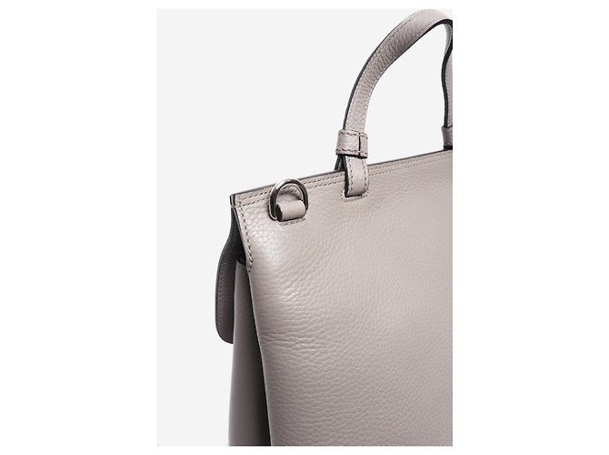 Bamboo Gucci Borsa Daily in bambù grigia Grigio - vista 8
