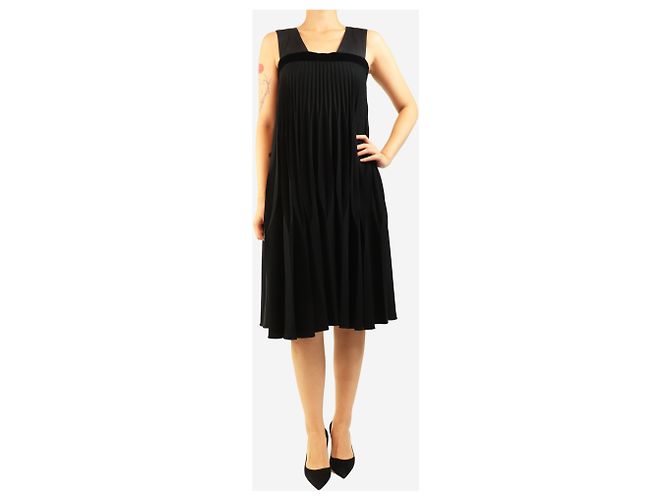 Max Mara Mini abito plissé nero - size - vista 3