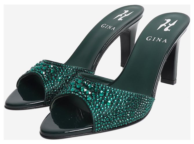 Gina Sandali gioiello verde scuro - size EU 37 - vista 2