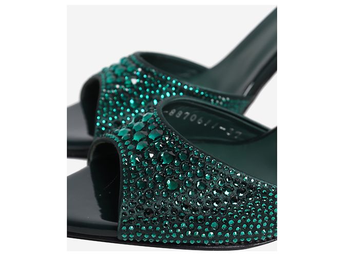 Gina Sandali gioiello verde scuro - size EU 37 - vista 4