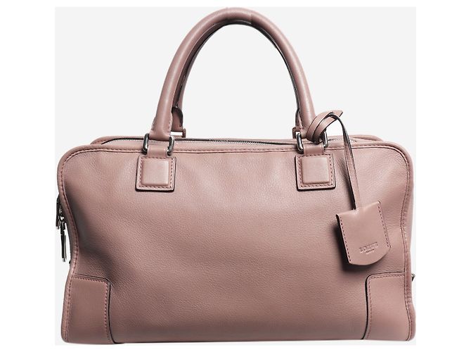 Loewe Borsa Amazona in pelle viola Porpora - vista 3