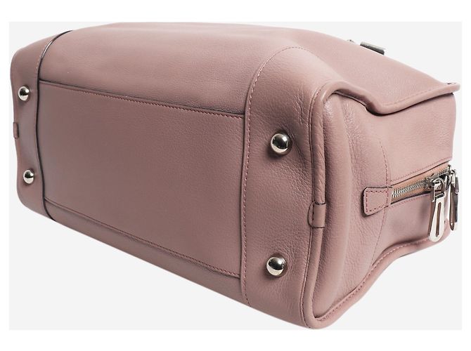 Loewe Borsa Amazona in pelle viola Porpora - vista 4