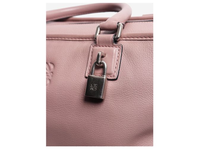 Loewe Borsa Amazona in pelle viola Porpora - vista 6