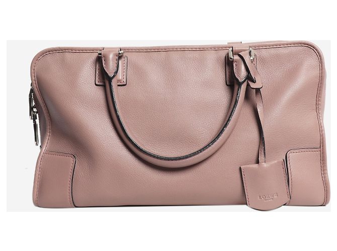 Loewe Borsa Amazona in pelle viola Porpora - vista 9