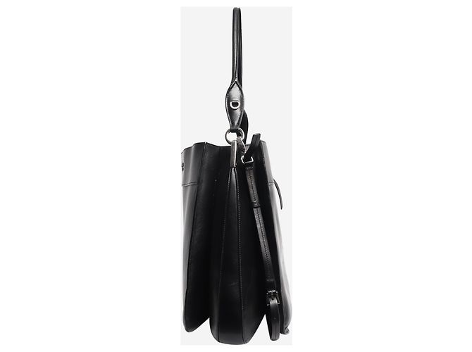Prada Bolsa de ombro Margit em couro preto - vista 2