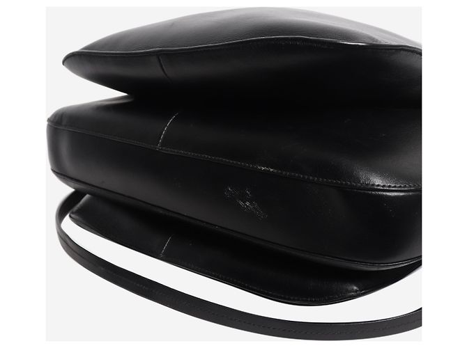 Prada Bolsa de ombro Margit em couro preto - vista 4