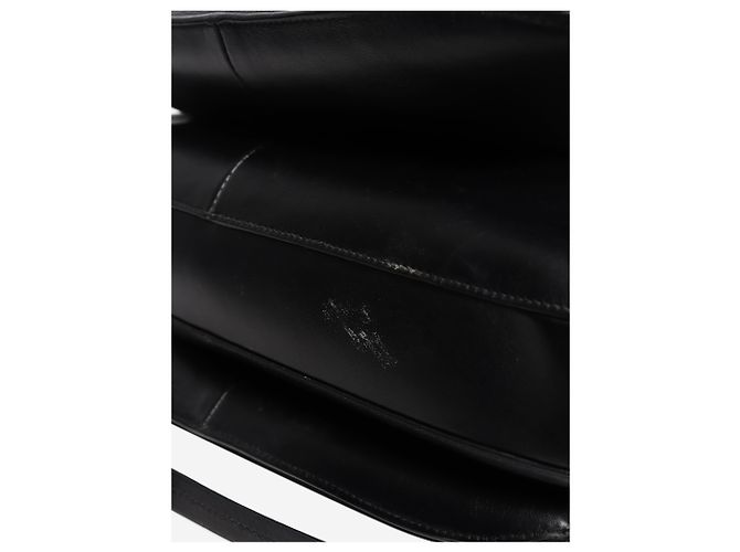 Prada Bolsa de ombro Margit em couro preto - vista 5