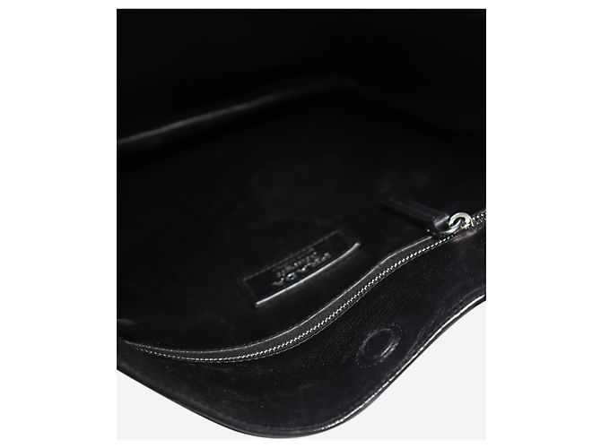 Prada Bolsa de ombro Margit em couro preto - vista 7