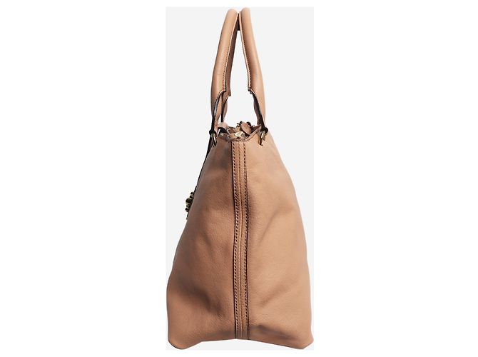 Chloé Borsa tote in pelle Elsie Peach Rosa - vista 2