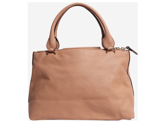 Chloé Borsa tote in pelle Elsie Peach Rosa - vista 3