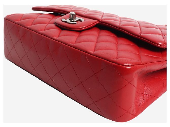 Chanel Klassische Double Flap Bag 2014 rot - Ansicht 4