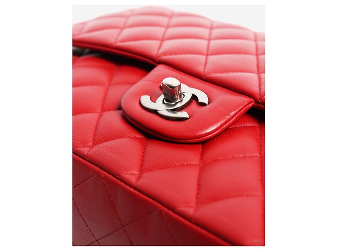 Chanel Klassische Double Flap Bag 2014 rot - Ansicht 6