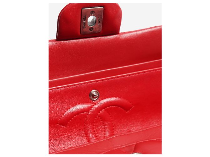 Chanel Klassische Double Flap Bag 2014 rot - Ansicht 8