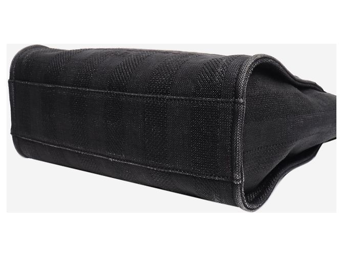 Chanel Borsa tote Deauville nera 2019 Nero - vista 4
