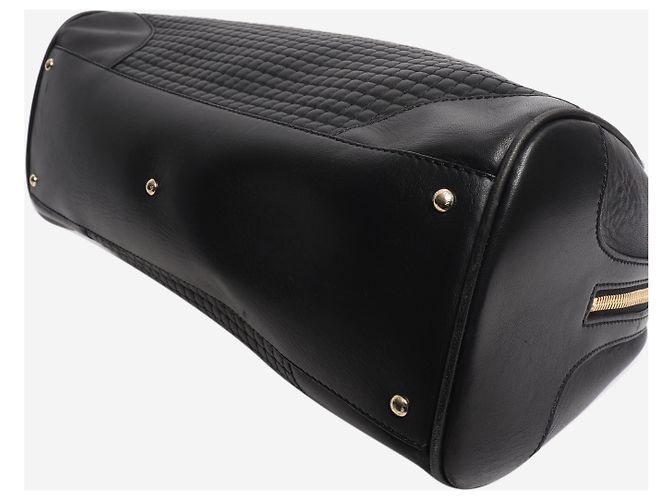 Giorgio Armani Borsa a tracolla matelassé nera Nero - vista 4