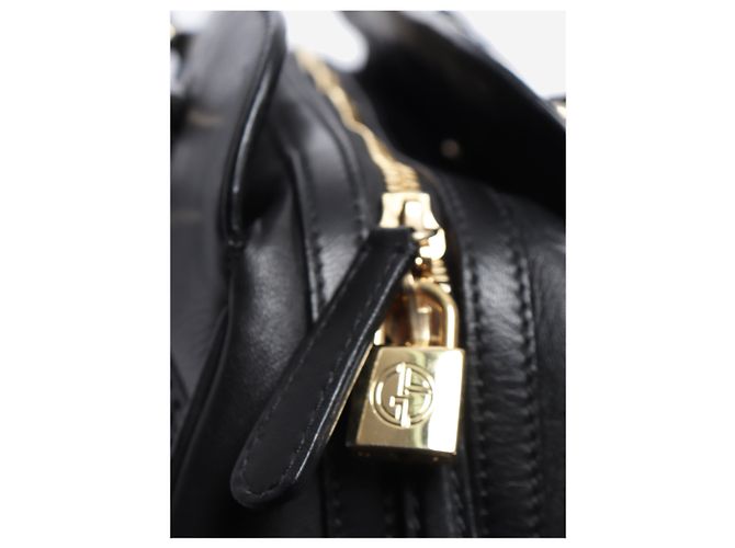 Giorgio Armani Borsa a tracolla matelassé nera Nero - vista 7