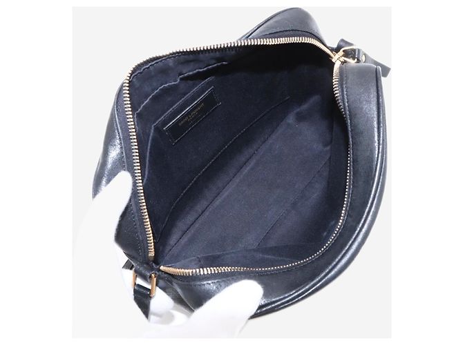 Autre Marque Borsa a tracolla in pelle Roux Paris nera Nero - vista 6