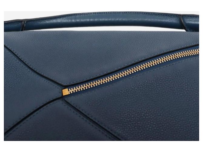 Loewe Sac Puzzle medium bleu - vue 6
