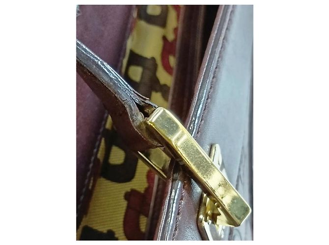 Bolso de hombro de cuero Guccissima marrón Castaño - vista 7
