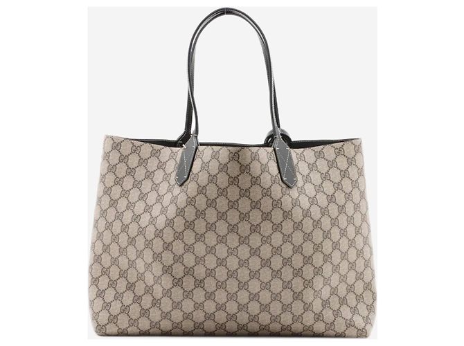 Gucci Borsa tote GG Supreme marrone - vista 2