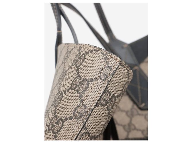 Gucci Borsa tote GG Supreme marrone - vista 7