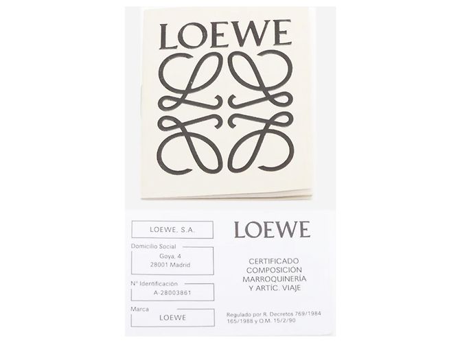 Loewe Borsa tote in pelle Anagram blu - vista 11