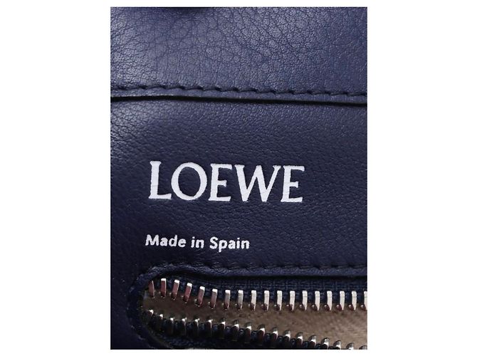 Loewe Borsa tote in pelle Anagram blu - vista 12