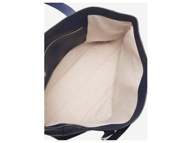 Loewe Borsa tote in pelle Anagram blu - vista 14