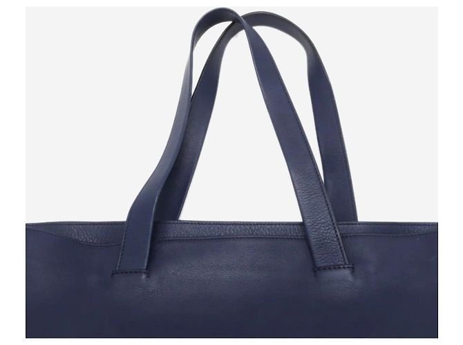 Loewe Borsa tote in pelle Anagram blu - vista 7