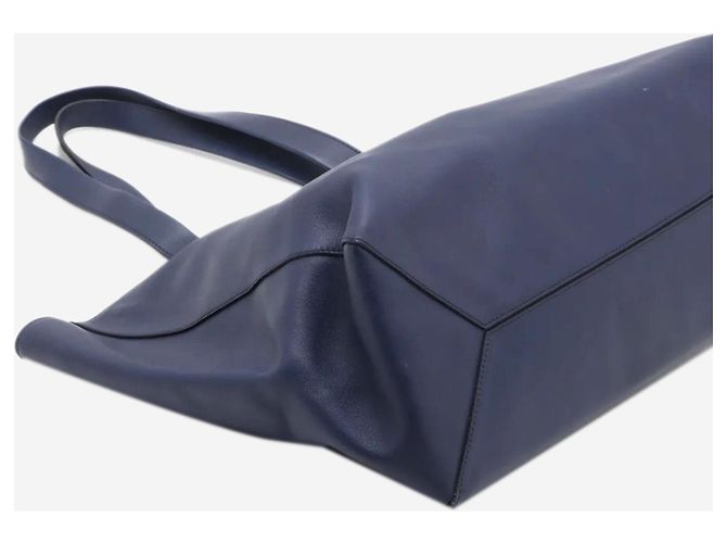 Loewe Borsa tote in pelle Anagram blu - vista 9