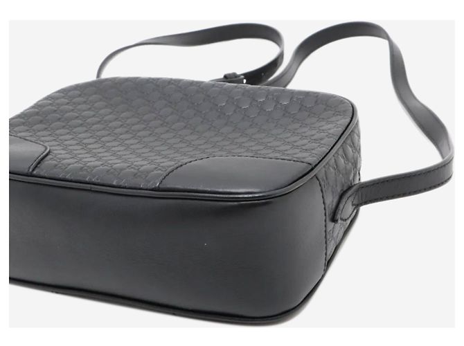 Borsa camera in pelle Guccissima nera Nero - vista 12