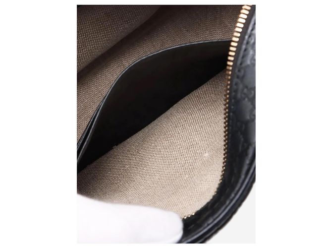 Borsa camera in pelle Guccissima nera Nero - vista 15
