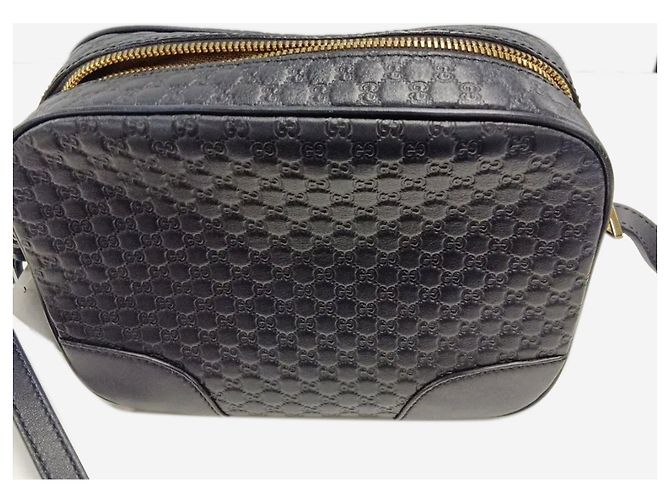 Borsa camera in pelle Guccissima nera Nero - vista 18