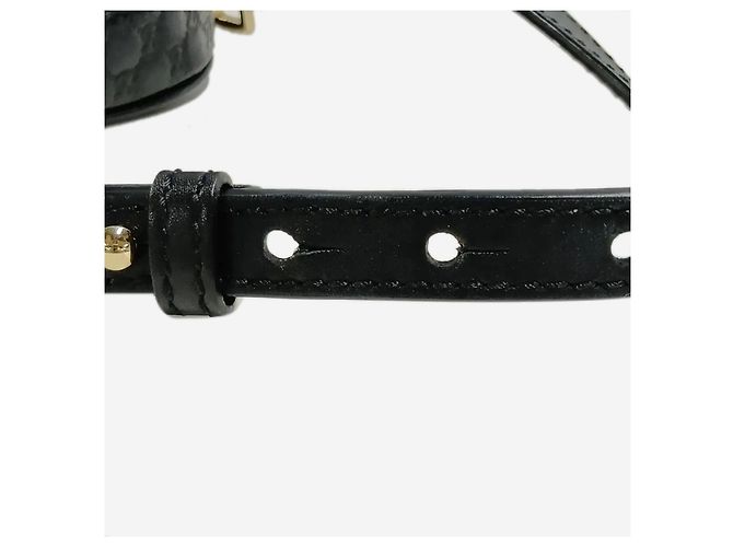 Borsa camera in pelle Guccissima nera Nero - vista 7