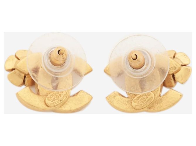 Chanel Orecchini Gold Coco Mark Camelia 03P D'oro - vista 3