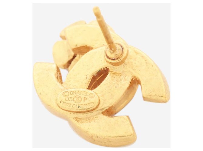 Chanel Orecchini Gold Coco Mark Camelia 03P D'oro - vista 4