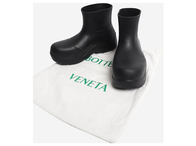 Bottega Veneta Botines de goma negros - size EU 38 (UK 5) - vista 6