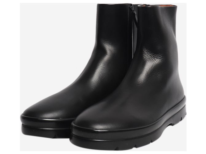 The row Black leather ankle boots - size EU 38.5 (UK 5.5) - view 2