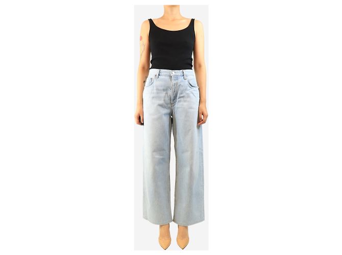 Agolde Loose-Fit Denim Jeans in heller Waschung - size UK 12 Blau - Ansicht 2