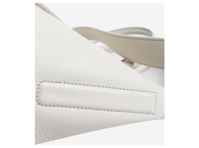 Max Mara Bolso 2way de cuero blanco - vista 4